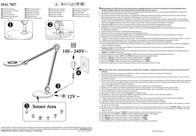 Brilo MAL 7027 User manual