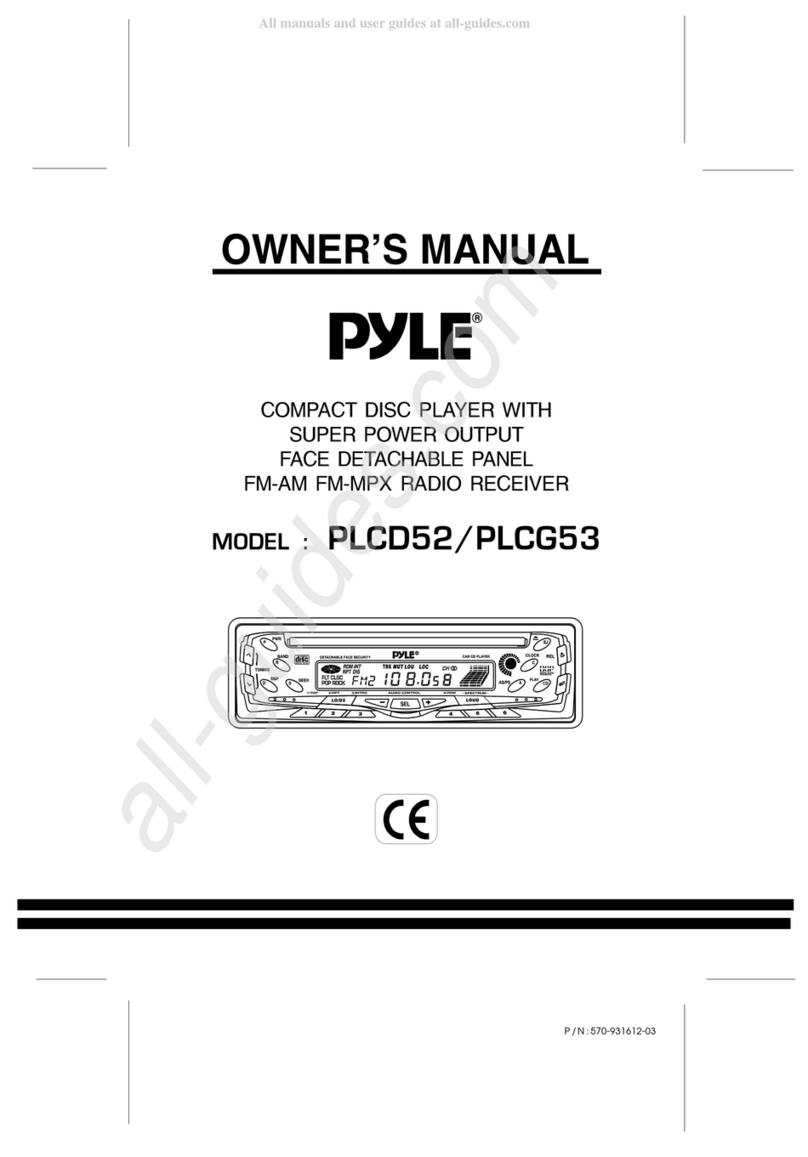 Pyle PLCD53 User manual