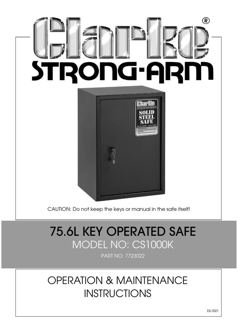 Clarke Strong-Arm CS1000K Operation & maintenance instructions
