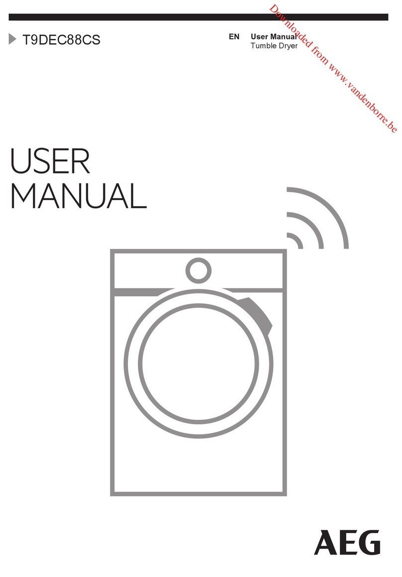 AEG T9DEC88CS User manual