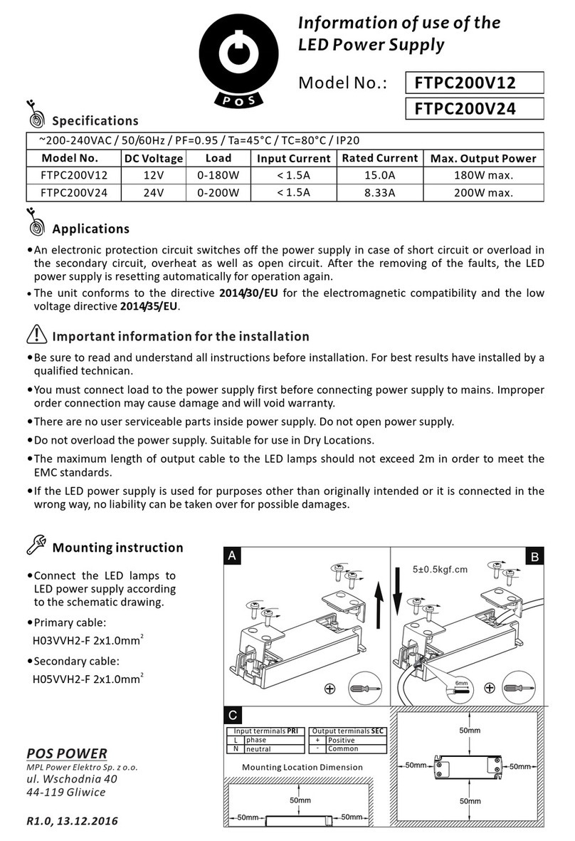 POS FTPC200V12 User manual