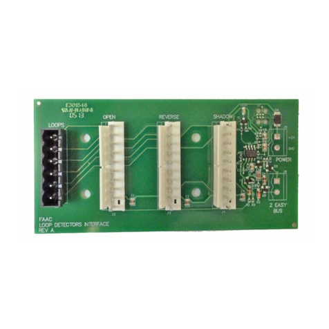 FAAC E024 U User manual