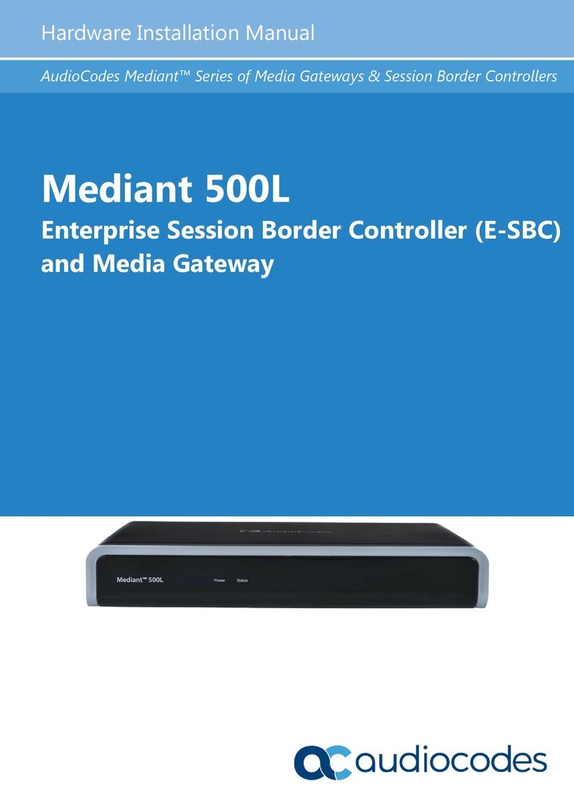AudioCodes M500L Assembly instructions