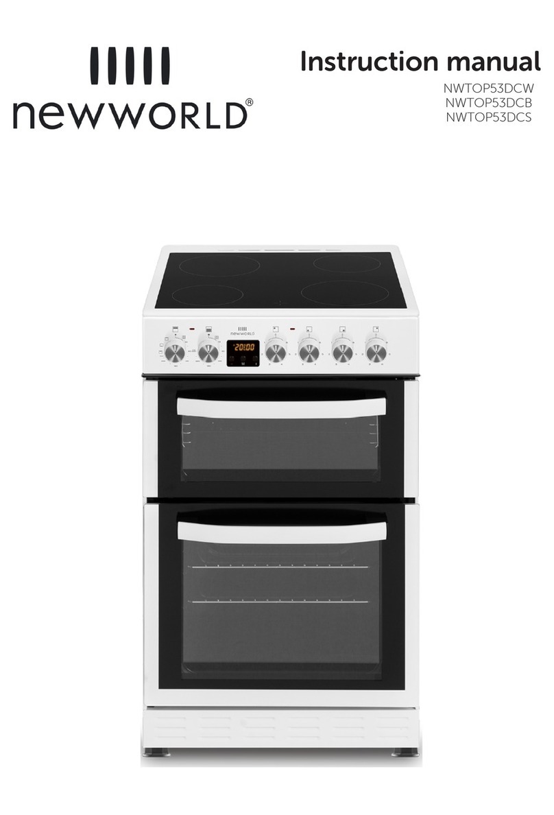 New World NWTOP53DCW User manual