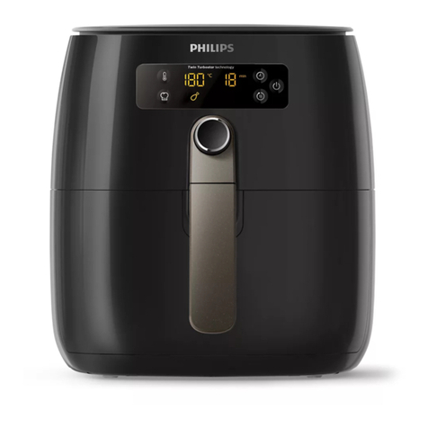 Philips Twin TurboStar HD9741 Series User manual