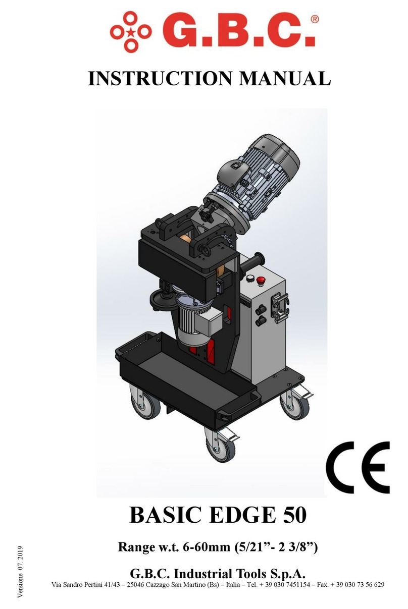 G.B.C BASIC EDGE 50 User manual
