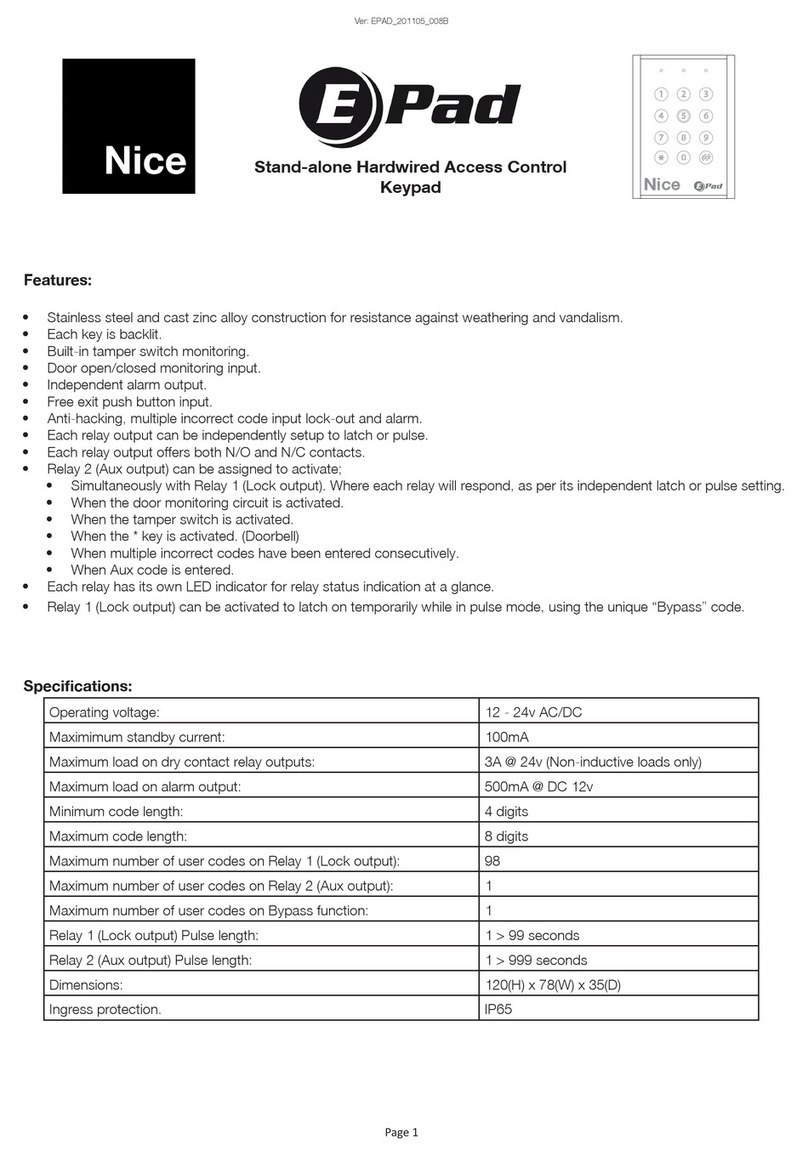 Nice EPad User manual