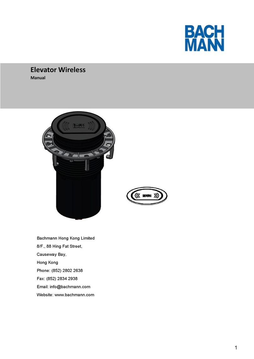 Bachmann Elevator Wireless User manual