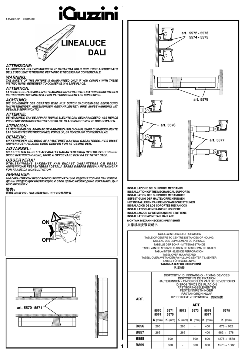 iGuzzini B856 User manual
