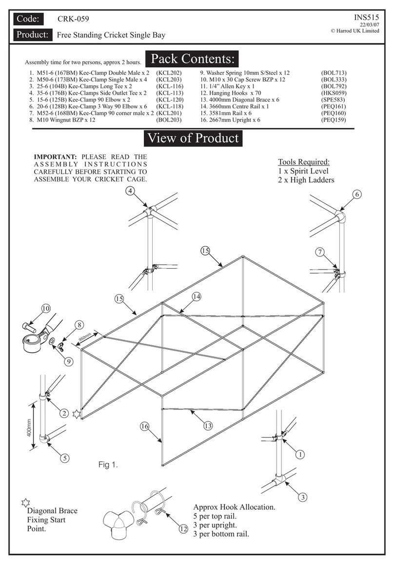 Harrod CRK-059 User manual Harrod CRK-059 User manual