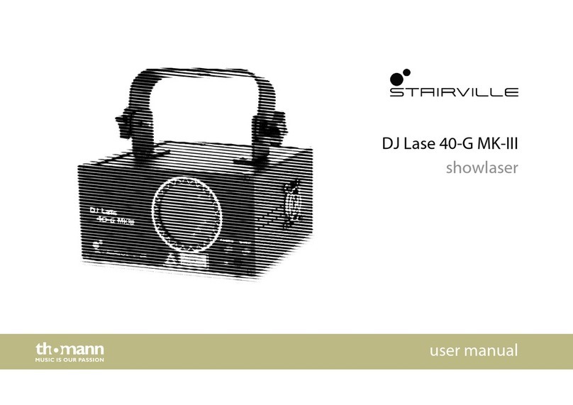 thomann Stairville DJ Lase 40-G MK-III user manual