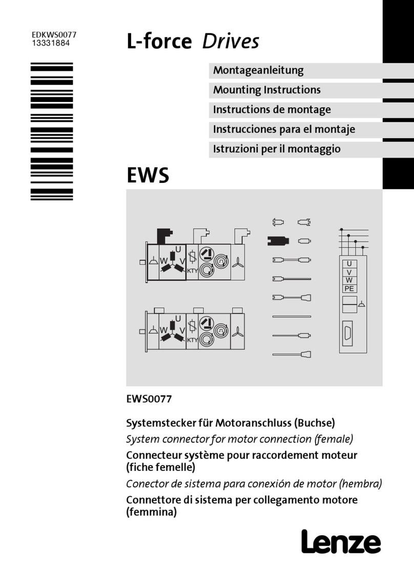 Lenze EWS0077 User manual