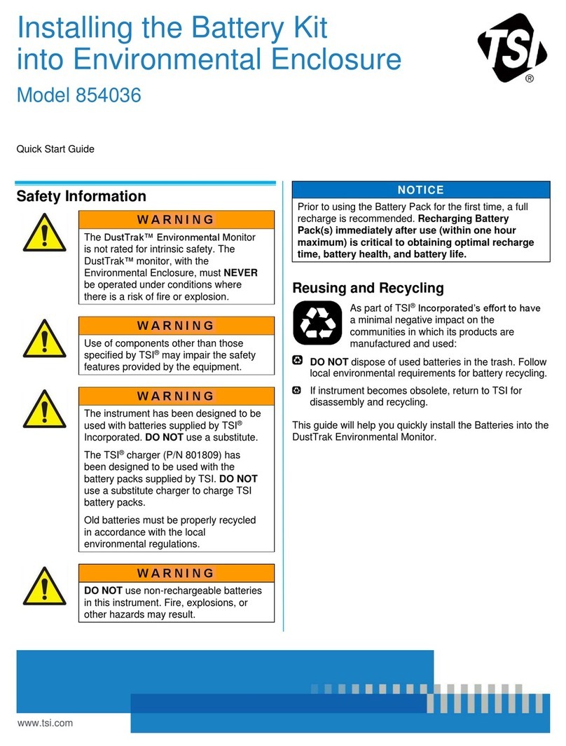 TSI Instruments 854036 Instruction Manual