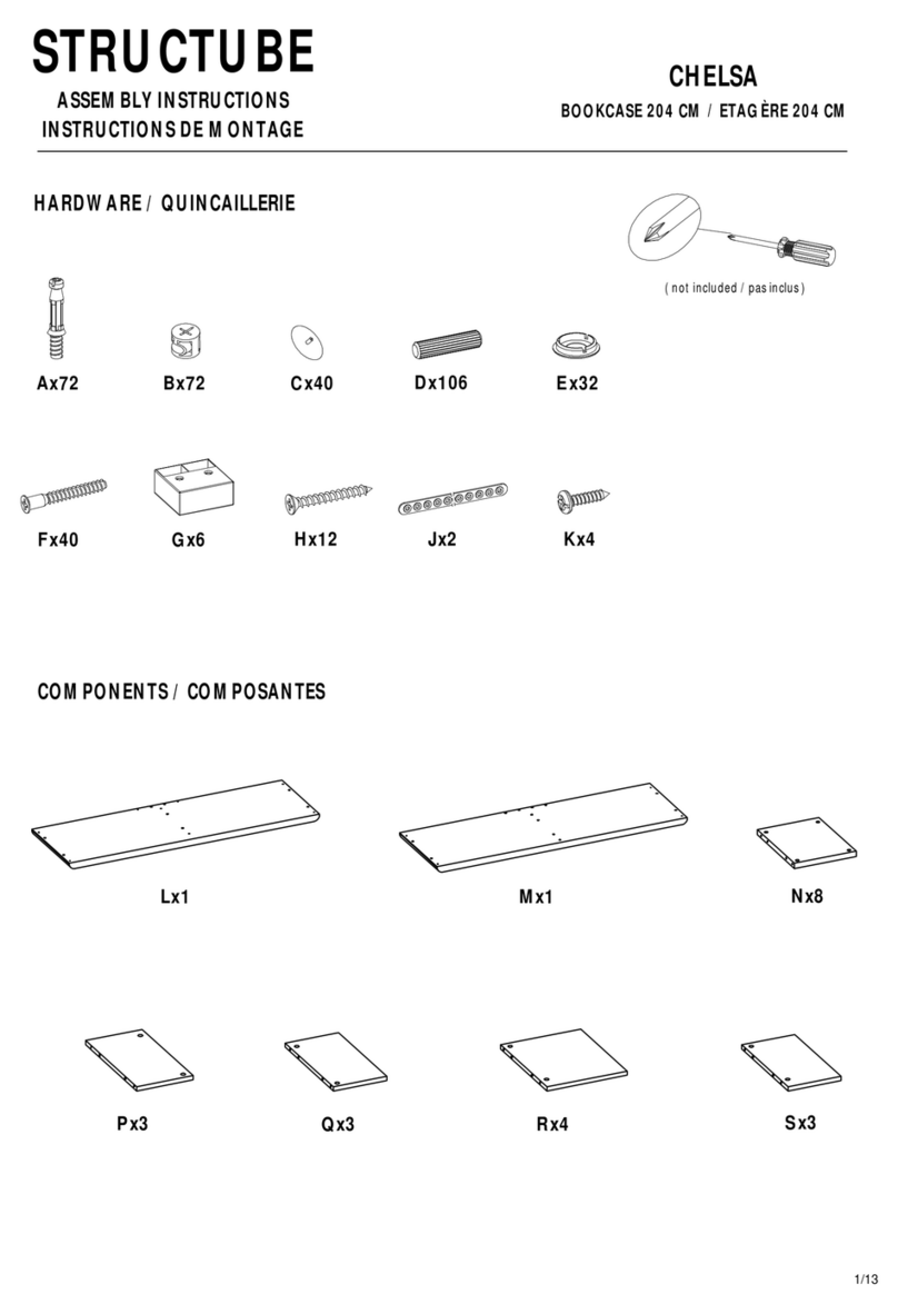 STRUCTUBE CHELSA User manual