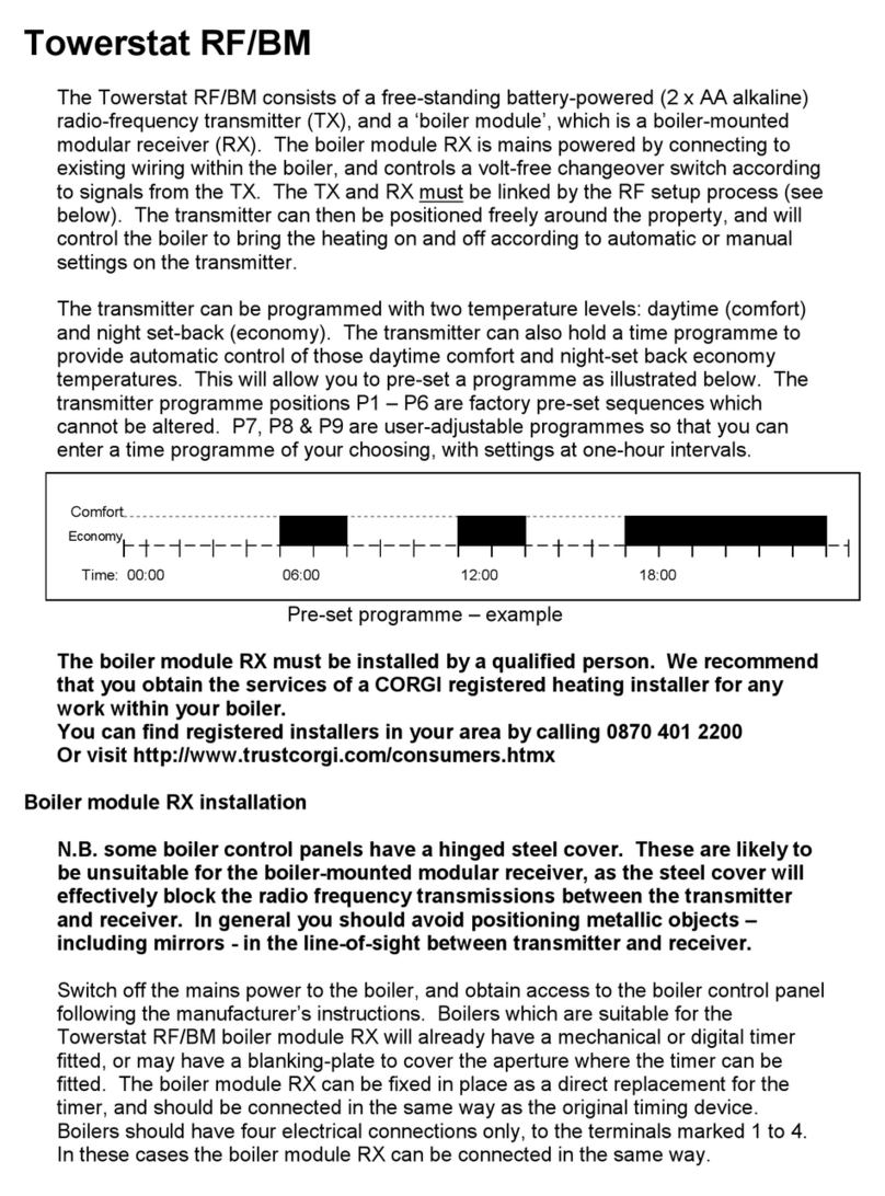 Towerstat RF User manual