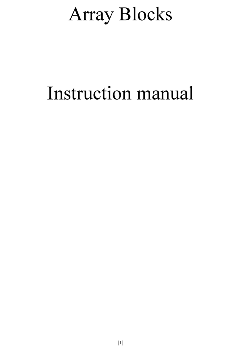 Blackbox3D Array Block User manual