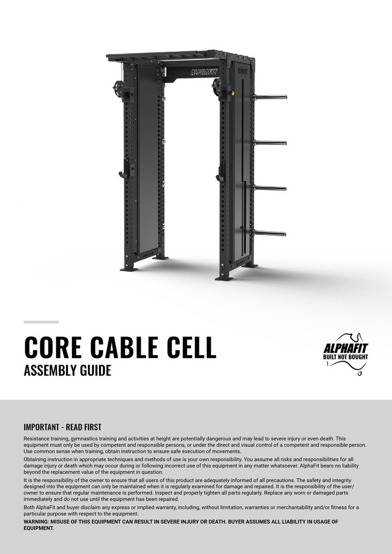 ALPHAFIT CORE CABLE CELL User manual