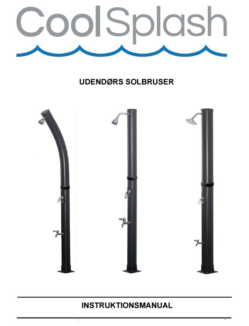 CoolSplash SSC20F User manual