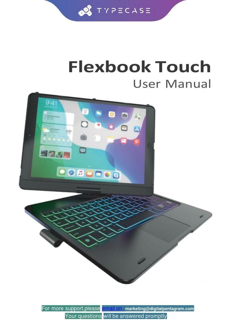 typecase Flexbook Touch User manual