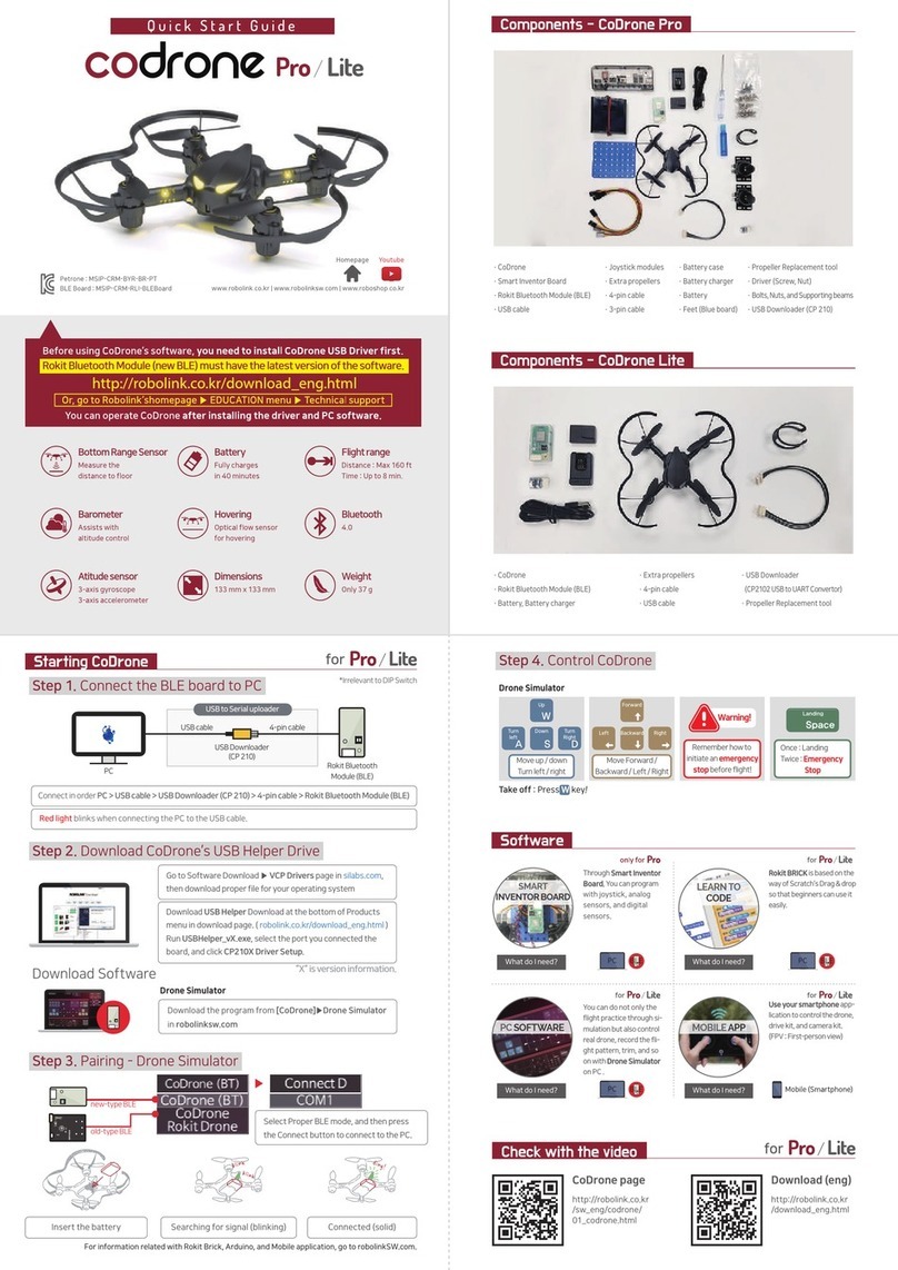 Robolink CoDrone Pro User manual