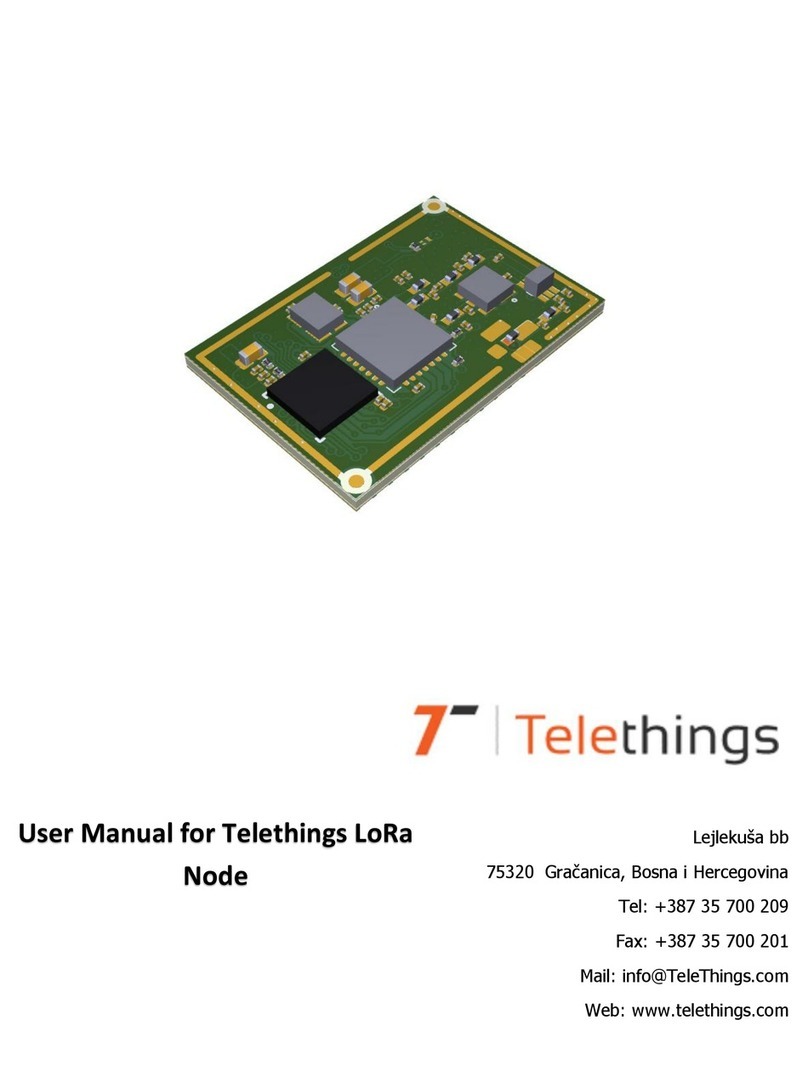 Telethings LoRa Node User manual