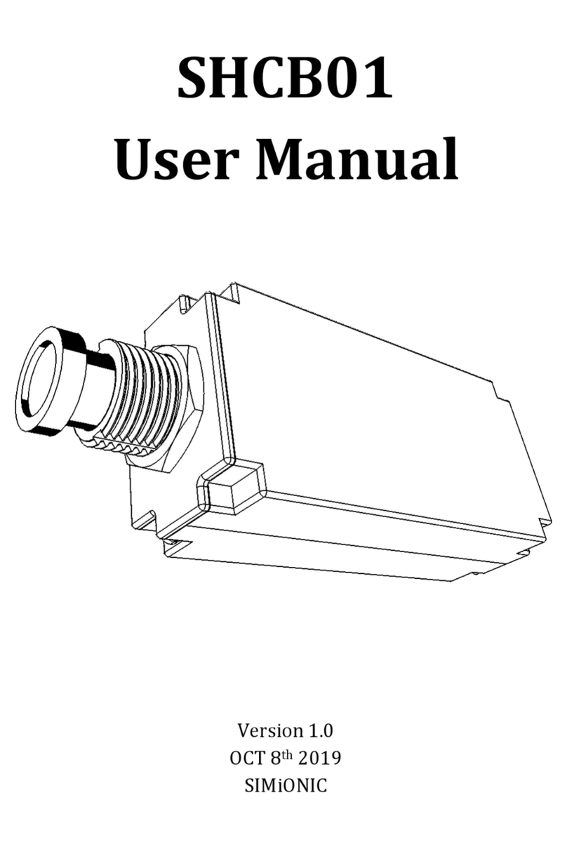 SIMiONIC SHCB01 User manual