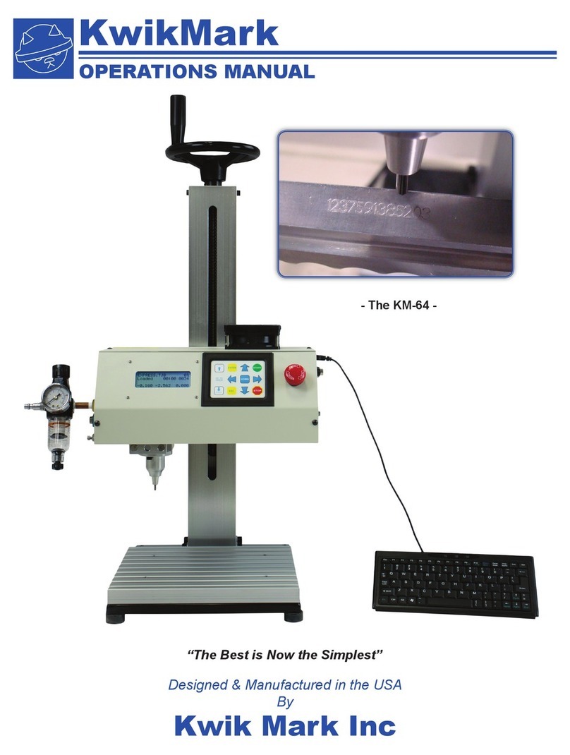 Kwik Mark KM-64 User manual