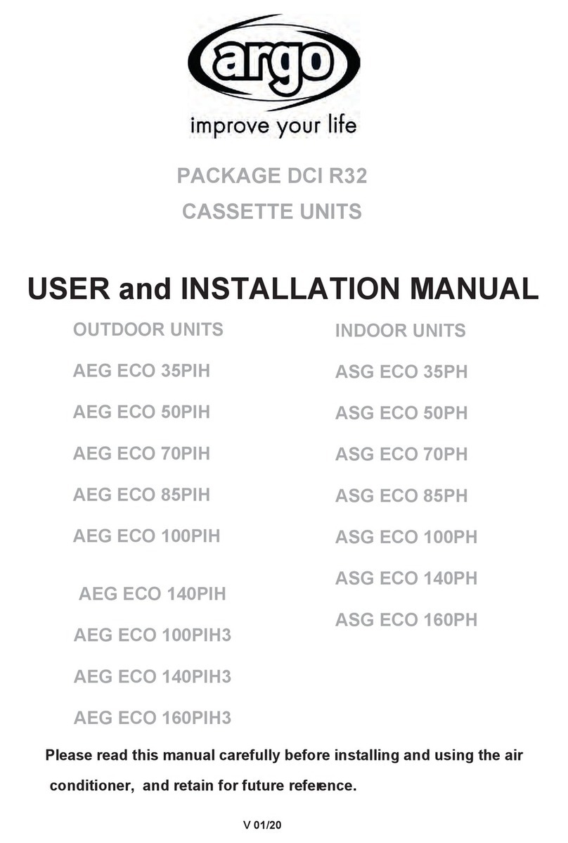 Argo AEG ECO 35PIH Operating manual