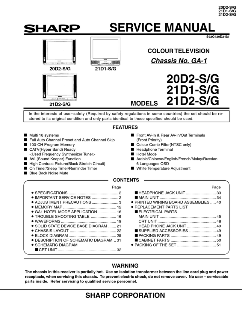 Sharp 20D2-S User manual