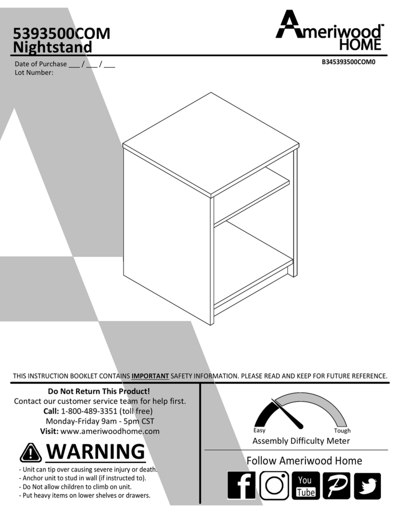 Ameriwood HOME 5393500COM User manual