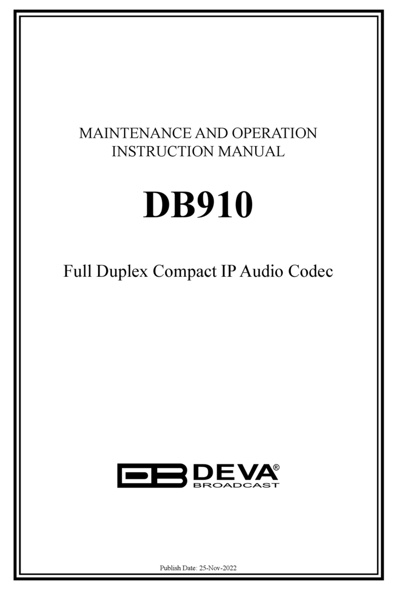 DEVA DB910 User manual DEVA DB910 User manual