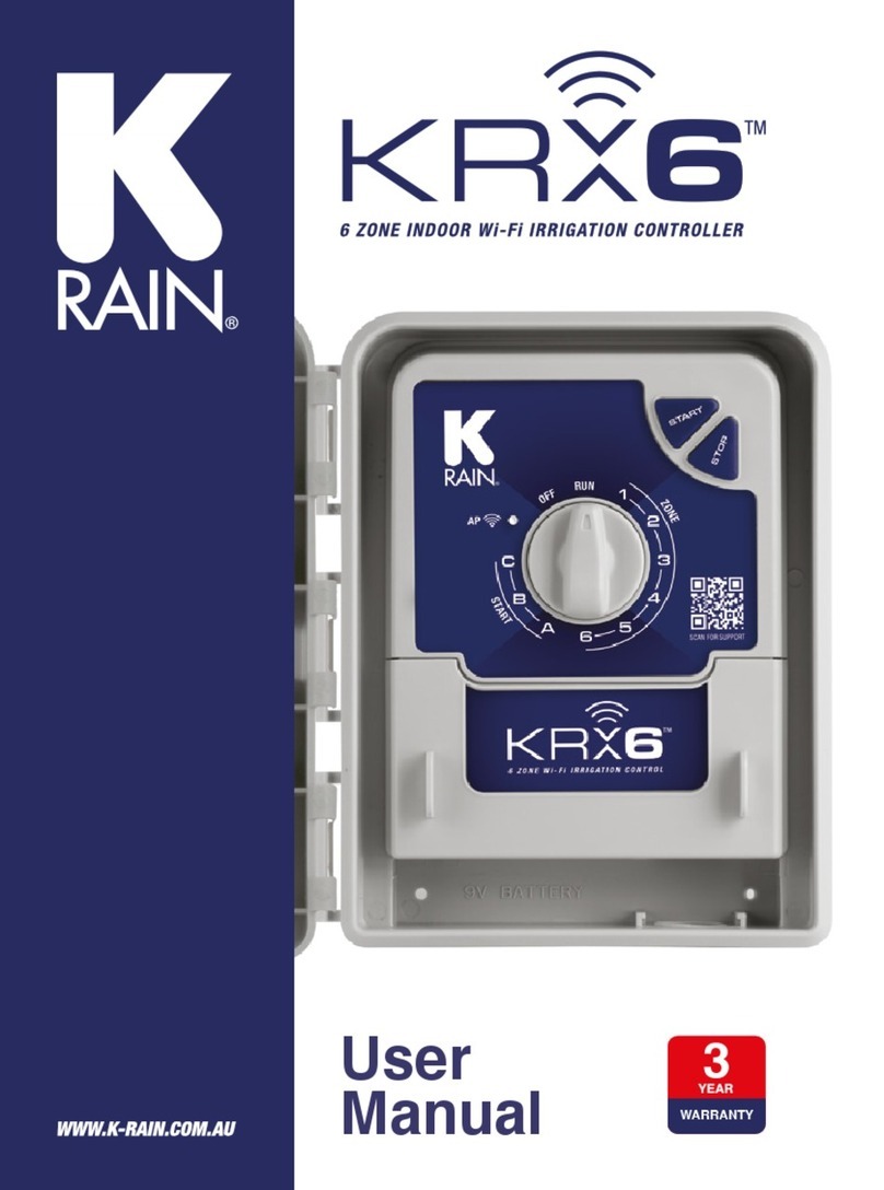K-Rain KRX6 User manual K-Rain KRX6 User manual