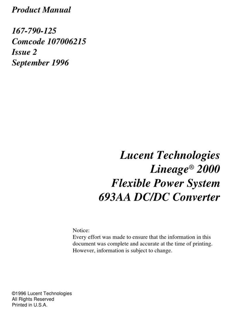 Lucent Technologies Lineage 2000 User manual