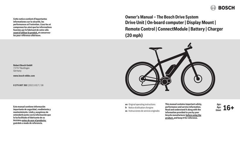 Bosch BDU336Y User manual