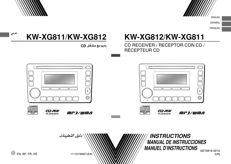 JVC KW-XG812 User manual