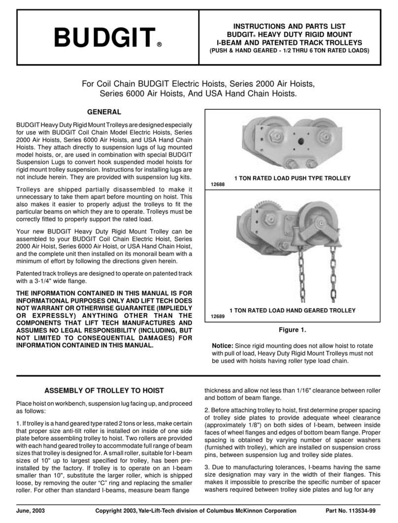 Budgit 2000 Series Datasheet