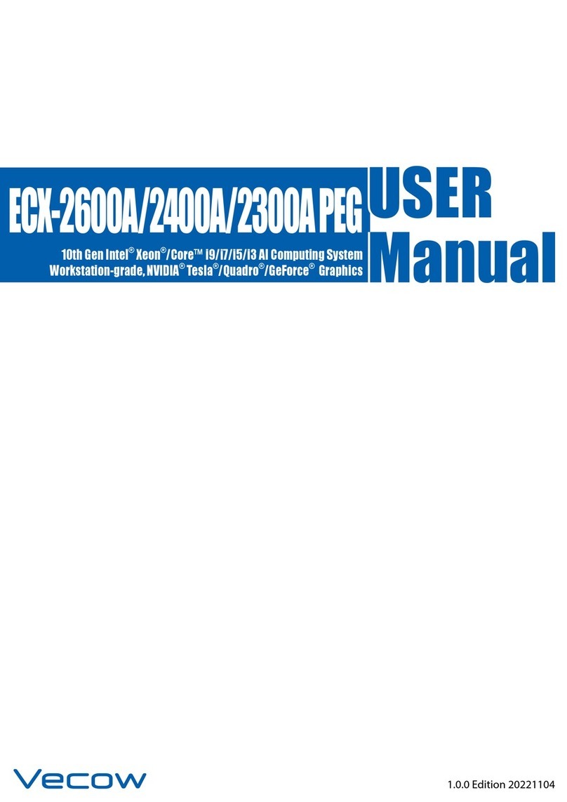 Vecom ECX-2600A PEG User manual