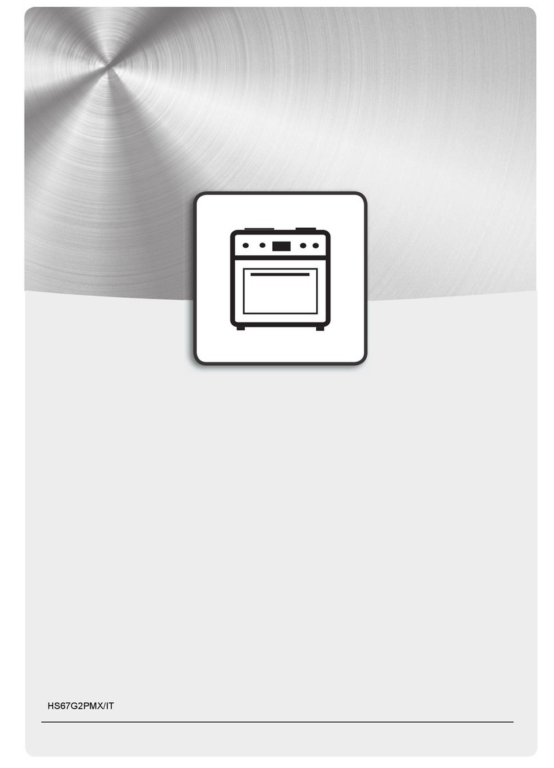 Hotpoint HS67G2PMX/IT User manual