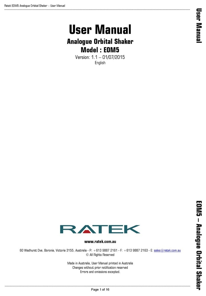 Ratek EOM5 User manual