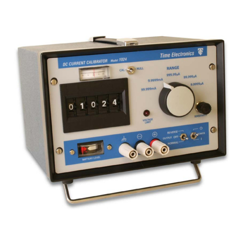 Time Electronics 1024 User manual