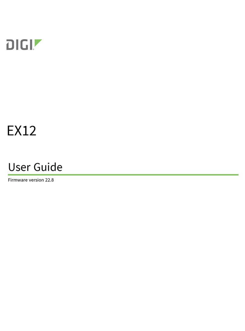 Digi EX12 User manual