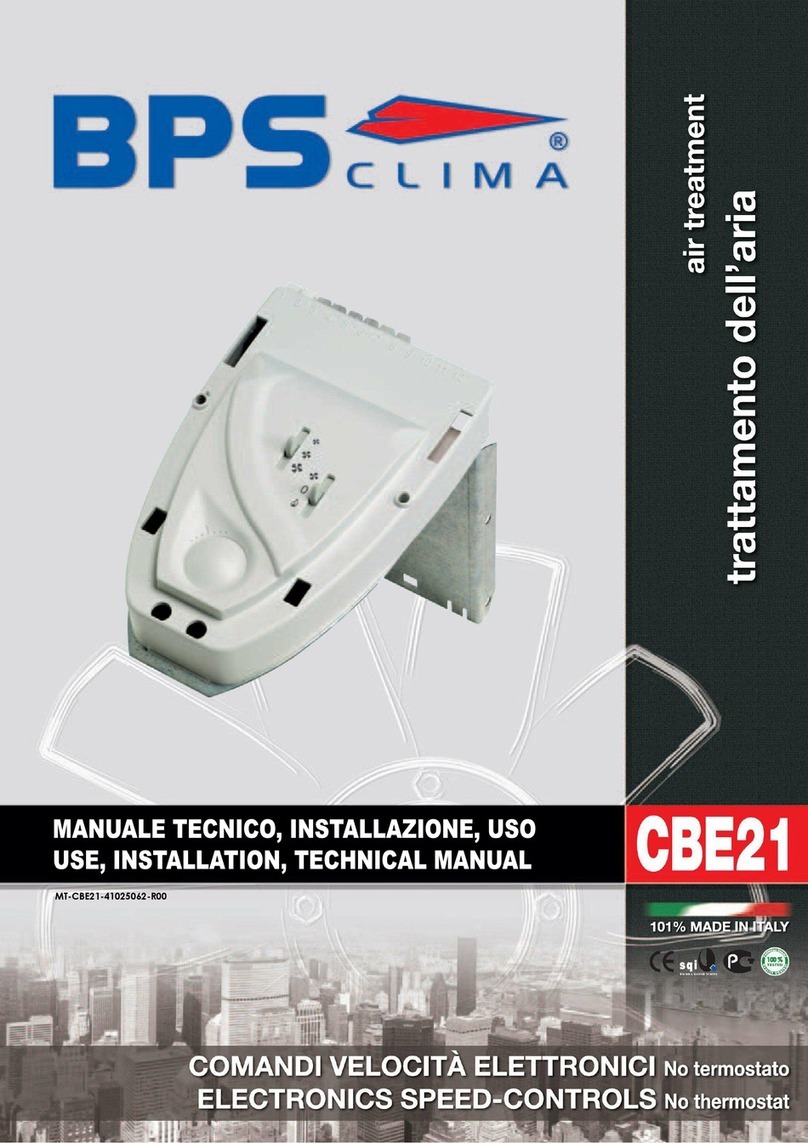 BPS CLIMA CBE21 User manual