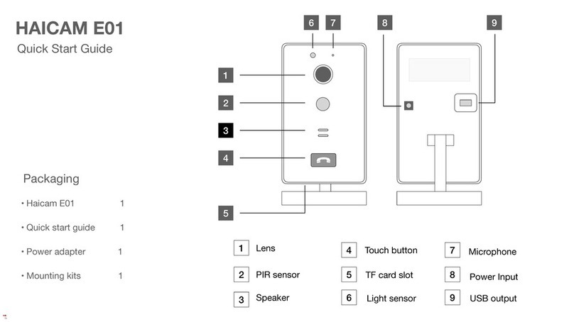 HAICAM E01 User manual