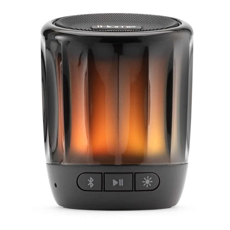 iHome PLAYGLOW MINI iBT810 User manual