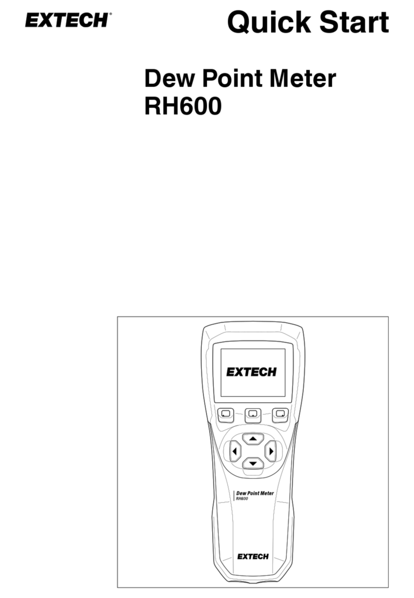 Extech Instruments RH600 User manual