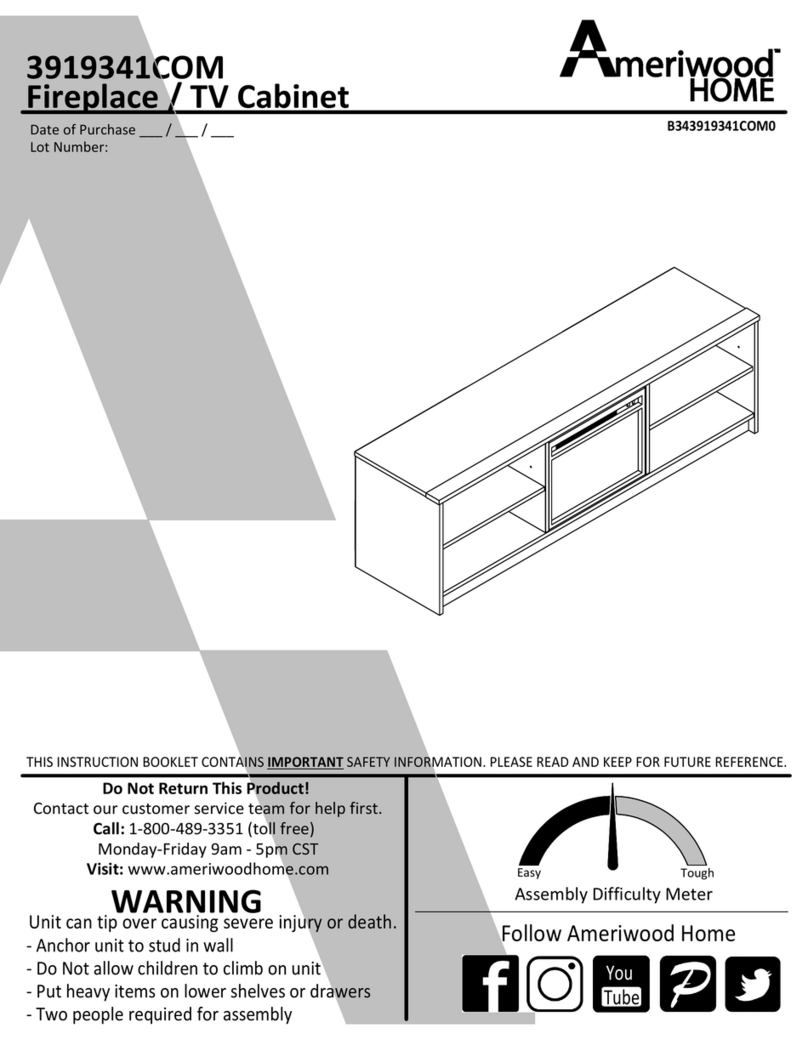 Ameriwood HOME 3919341COM User manual