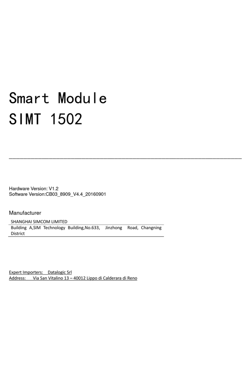 SimCom SIMT 1502 User manual