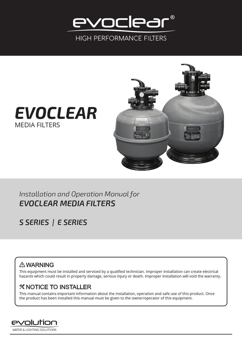 Evolution EVOCLEAR S Series User manual