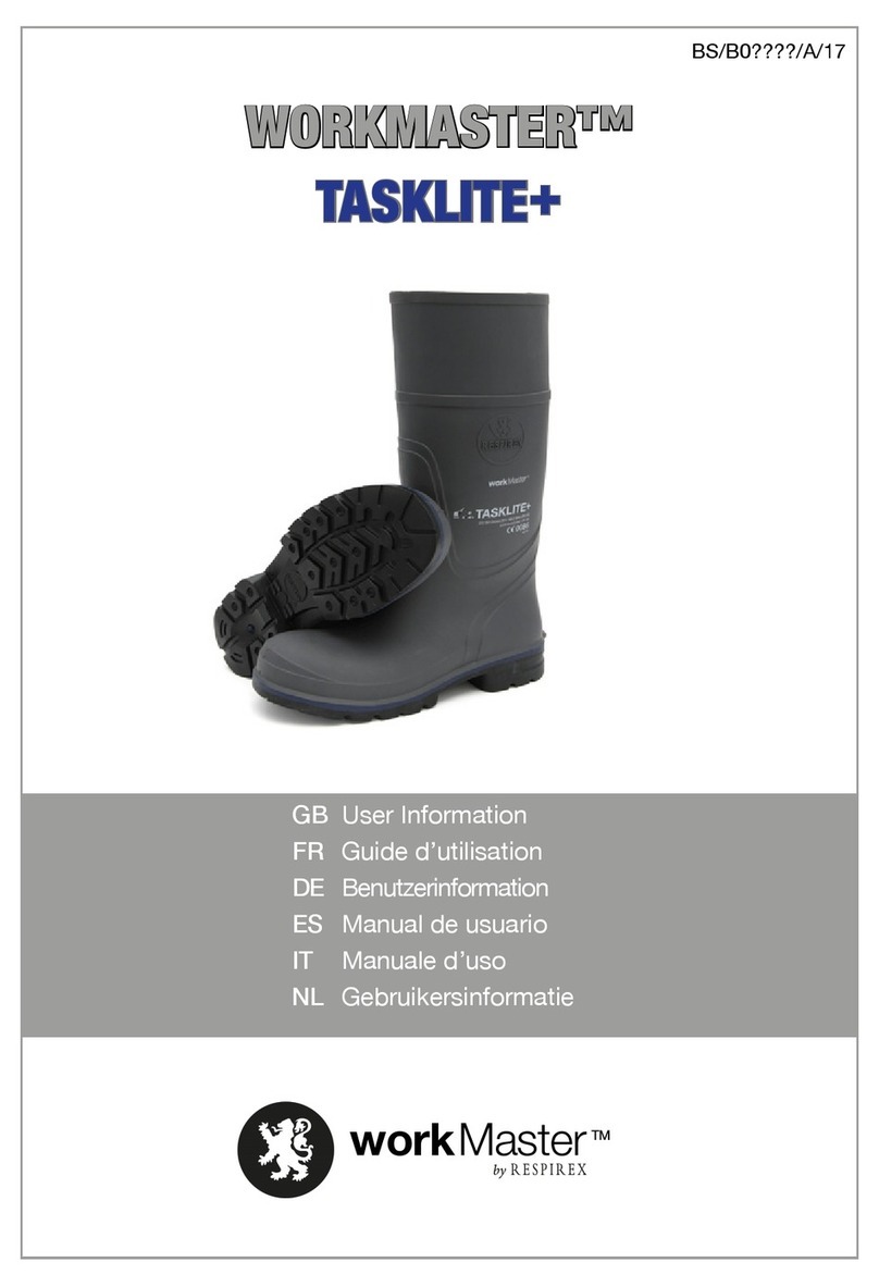 Respirex WORKMASTER TASKLITE+ Operation manual