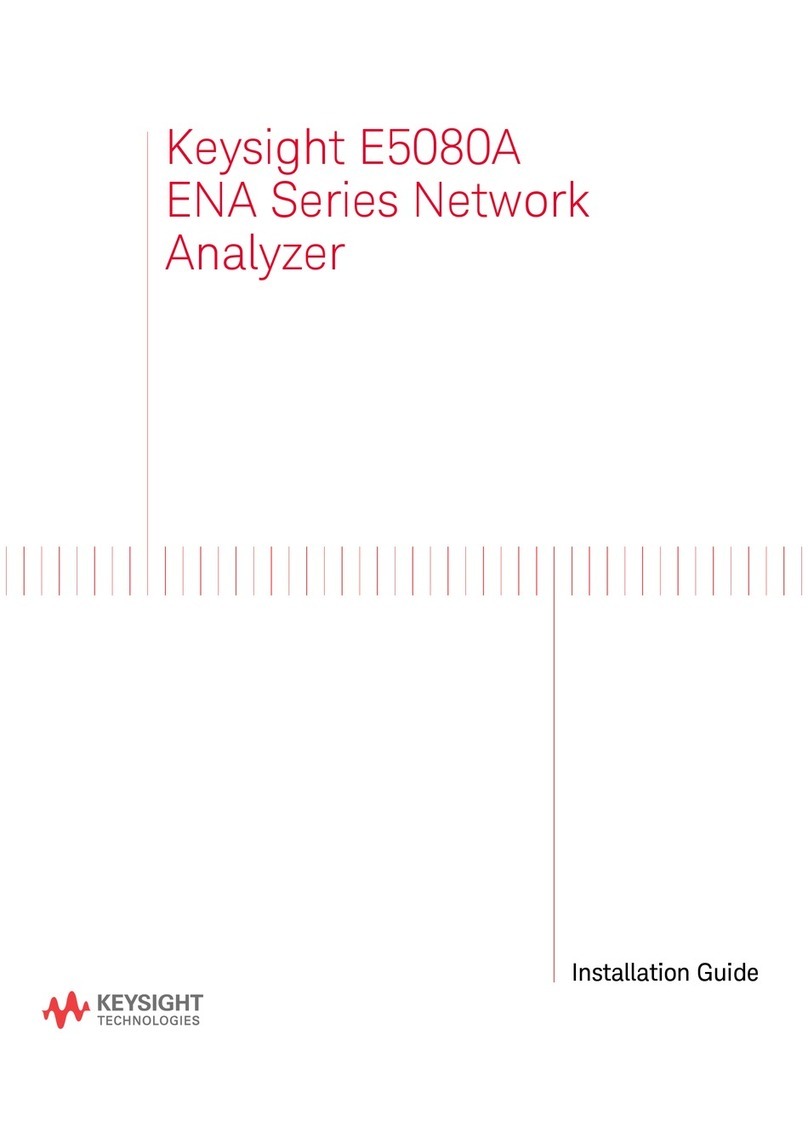 Keysight E5080A User manual